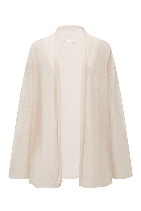 SWAYING 25 Early Autumn Seamless Outline Wool Cardigan SW-SW25PF1T14C1-XING Apricot